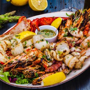 Mix Seafood Plate (lobster)